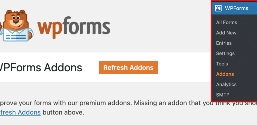 WP Forms Addons